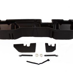 Du Ha Under Seat Storage Unit, Under Rear Seat, 1 Compartment, With Removable Gun Rack Inserts, Black, Heavy Duty Polyethylene – 30104