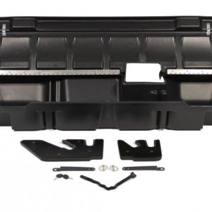 Du Ha Under Seat Storage Unit, Under Rear Seat, 1 Compartment, With Two Removable Gun Rack Inserts, Black, Heavy Duty Polyethylene – 30120