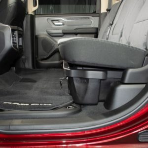 Du Ha Under Seat Storage Unit, Under Rear Seat, 1 Compartment, With Two Removable Gun Rack Inserts, Black, Heavy Duty Polyethylene – 30120