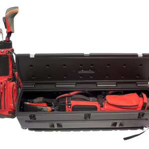 Du Ha Gun Case, For Rifles or Shotguns, 53 Inch Length X 15 Inch Width X 15 Inch Height, Polyethylene, Black, With Two Red Utility Trays – 70103