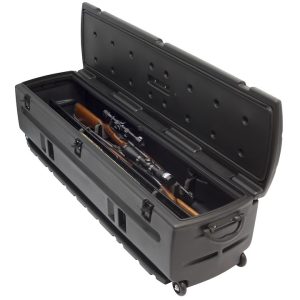 Du Ha Gun Case, For Rifles or Shotguns, 53 Inch Length X 15 Inch Width X 15 Inch Height, Polyethylene, Black – 70114