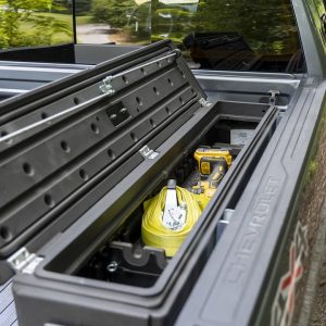 Du Ha Cargo Organizer, Humpstor, Mounts IN Truck Bed Above Wheel Well, 55 Inch Length X 12 Inch Width X 12 Inch Height, Lockable, Black – 70800