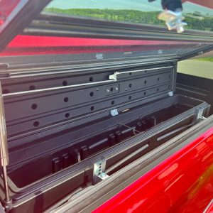 Du Ha Cargo Organizer, Humpstor, Mounts IN Truck Bed Above Wheel Well, 55 Inch Length X 12 Inch Width X 12 Inch Height, Lockable, Black – 70801