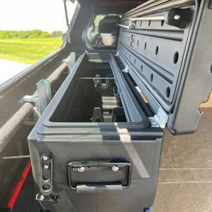 Du Ha Cargo Organizer, Humpstor, Mounts IN Truck Bed Above Wheel Well, 55 Inch Length X 12 Inch Width X 12 Inch Height, Lockable, Black – 70801