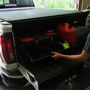 Du Ha Cargo Organizer, Cargostop™, Mounts IN Truck Bed, 22-3/4 Inch Length X 46 Inch Width X 11-1/2 Inch Height, Large Single Compartment – 80097