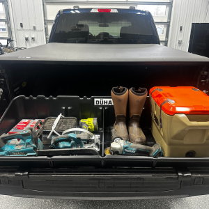Du Ha Cargo Organizer, Cargostop™, Mounts IN Truck Bed, 22-3/4 Inch Length X 55-1/4 Inch Width X 11-1/2 Inch Height, Large Single Compartment – 80099