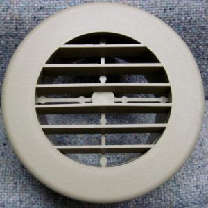 D&w Inc. Heating/ Cooling Register, Round, 4 Inch Diameter, Without Damper, Beige – 3940DB