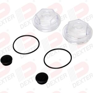 Dexter Axle Trailer Wheel Bearing Dust Cap, Fits Dexter 6000 to 8000 Pounds Capacity Axle, 2-7/8 Inch-12 Thread Size – K71-038-00