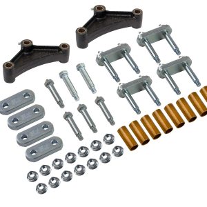 Dexter Axle Trailer Suspension Kit, Fits Dexter 1-3/4 Inch Wide Tandem Axles, 33 Inch Spacing, Heavy Duty, Bolted, Double Eye Spring – K71-359-00