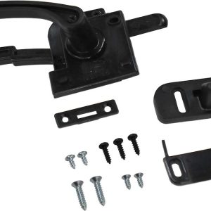 Dexter Group Screen Door Latch, For Dexter Screen Door, Uni Lever, Right Hand Opening, Black, Nylon, Single – 990003-01