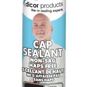 Dicor Corp Roof Sealant, Use to Seal Vents/ Window/ Door, 10.3 Ounce Tube, Black, Single – 351CSB-1