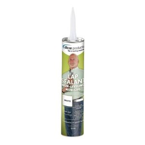 Dicor Corp Roof Sealant, Use to Create a Watertight Seal Along Roof Edges/ Air Vents/ Vent Pipes and Screw Heads – 551LSB-1