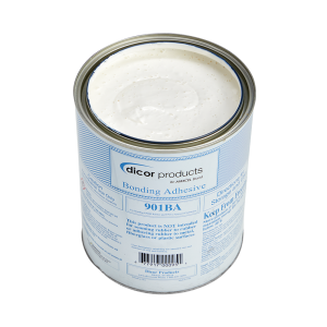 Dicor Corp Roof Membrane Adhesive, Used to Bond Moisture Absorbent Substrates, Water Based Acrylic, 1 Gallon Can, Single – 901BA-1