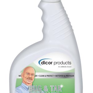 Dicor Corp Bug and Tar Remover, Use to Remove Stains and Grime, 32 Ounce Spray Bottle, Single – CP-BTR320S