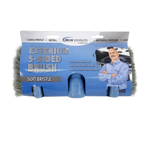 Dicor Corp Scrub Brush, Use with Dicor Extension Handle to Wash Rvs Exterior Parts, 12 Inch Length, Soft Bristle, Single – CP-SB125E