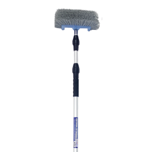 Dicor Corp Scrub Brush, Use with Dicor Extension Handle to Wash Rvs Exterior Parts, 12 Inch Length, Soft Bristle, Single – CP-SB125E
