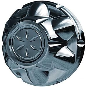 Dicor Corp Trailer Hub Cover, Versa-Lok ®, 5 Lug, 4-1/2 Inch, Chrome Plated, ABS Plastic, Locking Style, Single – TAC545-CC
