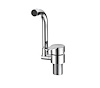 Dura Faucet Faucet, Used for Kitchen, Single Piece Deck Mount, Folding Spout, Lever Type/ 1 Handle, Chrome/ Stainless Steel – DF-MK510H-CP