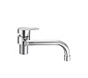 Dura Faucet Faucet, Used for Kitchen, Single Piece Deck Mount, Folding Spout, Lever Type/ 1 Handle, Chrome/ Stainless Steel – DF-MK510H-CP