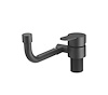 Dura Faucet Faucet, Used for Kitchen, Single Piece Deck Mount, Folding Spout, Lever Type/ 1 Handle, Matte Black/ Stainless Steel – DF-MK510H-MB