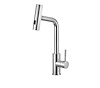 Dura Faucet Faucet, Used for Kitchen, Single Piece Deck Mount, Rainfall Pull Out Spout, Lever Type/ 1 Handle – DF-MK511X-CP