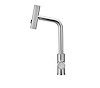 Dura Faucet Faucet, Used for Kitchen, Single Piece Deck Mount, Rainfall Pull Out Spout, Lever Type/ 1 Handle – DF-MK511X-CP