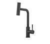 Dura Faucet Faucet, Used for Kitchen, Single Piece Deck Mount, Rainfall Pull Out Spout, Lever Type/ 1 Handle – DF-MK511X-MB