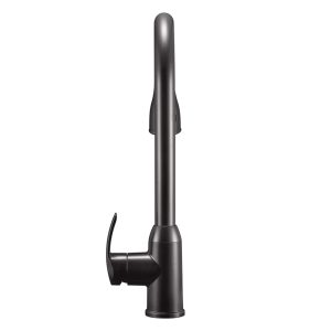 Dura Faucet Faucet, Used for Kitchen, 15 Inch Gooseneck Spout, Single Lever Pull-Down Handle, Venetian Bronze, 1-5/8 Inch Mounting Hole – DF-NMK508-VB