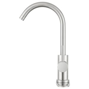 Dura Faucet Faucet, Used for Kitchen, Brushed Satin Nickel – DF-NMK531-SN