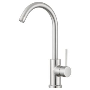 Dura Faucet Faucet, Used for Kitchen, Brushed Satin Nickel – DF-NMK531-SN