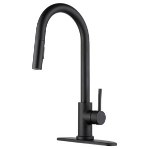 Dura Faucet Faucet, Used for Kitchen, Matte Black – DF-NMK540-MB