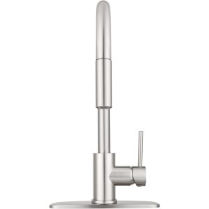 Dura Faucet Faucet, Used for Kitchen, Brushed Satin Nickel Plated – DF-NMK540-SN