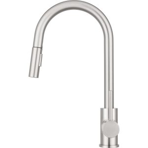 Dura Faucet Faucet, Used for Kitchen, Brushed Satin Nickel Plated – DF-NMK540-SN
