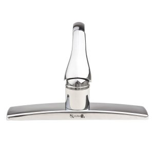 Dura Faucet Faucet, Used for Kitchen, Single Piece 8 Inch Deck Mount, D-Spout, Single Lever Handle, Chrome Plated/ Brass – DF-NMK600-CP