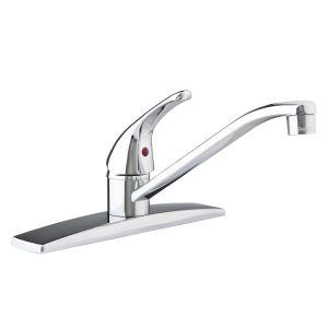 Dura Faucet Faucet, Used for Kitchen, Single Piece 8 Inch Deck Mount, D-Spout, Single Lever Handle, Chrome Plated/ Brass – DF-NMK600-CP