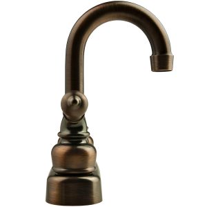 Dura Faucet Faucet, Classical Series, Used for Bar, Single Piece 4 Inch Bar Deck Mount, 6 Inch Hi-Arc Spout, 2 Teapot Classical Handle – DF-PB150C-ORB