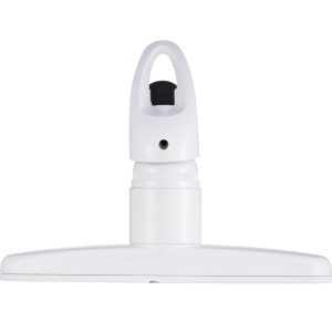 Dura Faucet Faucet, Used for Kitchen, Single Piece 8 Inch Deck Mount, Pull-Out Spout, Single Loop Lever Handle, White/ Plastic – DF-PK100-WT