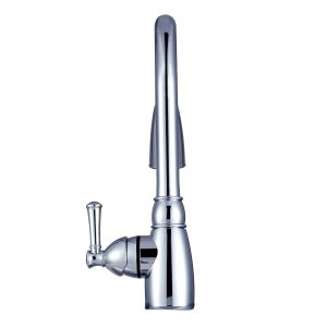 Dura Faucet Faucet, Used for Kitchen, Single Piece 8 Inch Deck Mount, 15 Inch Pull Down Spout, Single Lever Handle – DF-PK160-CP