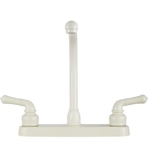 Dura Faucet Faucet, Classical Series, Used for Kitchen, Single Piece 8 Inch Deck Mount, 10 Inch Hi-Rise Classical Spout – DF-PK210C-BQ