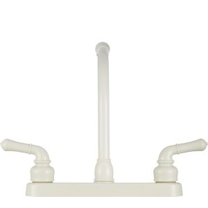 Dura Faucet Faucet, Classical Series, Used for Kitchen, Single Piece 8 Inch Deck Mount, 10 Inch Hi-Rise Classical Spout – DF-PK210C-BQ