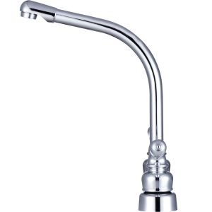 Dura Faucet Faucet, Classical Series, Used for Kitchen, Single Piece 8 Inch Deck Mount, 10 Inch Hi-Rise Classical Spout – DF-PK210C-CP