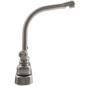 Dura Faucet Faucet, Classical Series, Used for Kitchen, Single Piece 8 Inch Deck Mount, 10 Inch Hi-Rise Classical Spout – DF-PK210C-SN