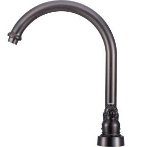 Dura Faucet Faucet, Used for Kitchen, Single Piece 8 Inch Deck Mount, 11-1/2 Inch Hi-Rise Spout, 2 Teapot Designer Handle – DF-PK340L-VB