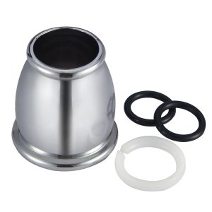 Dura Faucet Faucet Spout Nut, Replacement for Dura Faucet Part Number DF-PK210 Hi-Rise/ DF-PK330 J-Spout Faucets, Bell Style – DF-RK500-CP