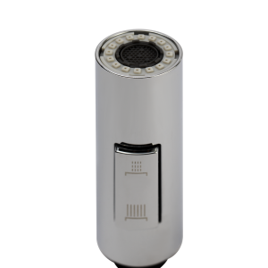Dura Faucet Faucet Sprayer, Pull-Down Sprayer Head, Chrome Plated, Silver, Brass, 2 Gallon Per Minute Flow – DF-RK823-CP