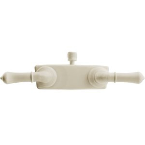 Dura Faucet Shower Control Valve, Classical Series, 2 Valve, Single Piece Wall Mount, Washerless Cartridge Valve – DF-SA100C-BQ