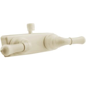 Dura Faucet Shower Control Valve, Classical Series, 2 Valve, Single Piece Wall Mount, Washerless Cartridge Valve – DF-SA100C-BQ