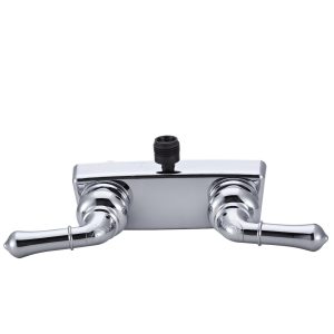 Dura Faucet Shower Control Valve, Classical Series, 2 Valve, Single Piece Wall Mount, Washerless Cartridge Valve – DF-SA100C-CP