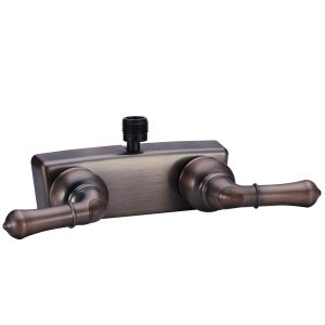 Dura Faucet Shower Control Valve, Classical Series, 2 Valve, Single Piece Wall Mount, Washerless Cartridge Valve – DF-SA100C-ORB