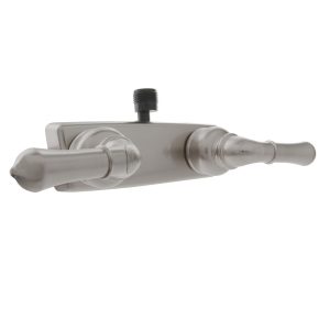 Dura Faucet Shower Control Valve, Classical Series, 2 Valve, Single Piece Wall Mount, Washerless Cartridge Valve – DF-SA100C-SN